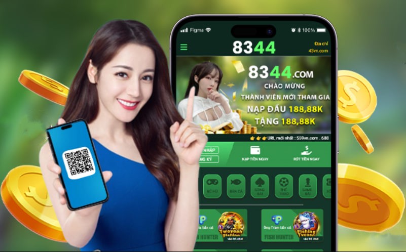 Hình ảnh quảng cáo của vf88 hiển thị nền tảng và các lợi ích