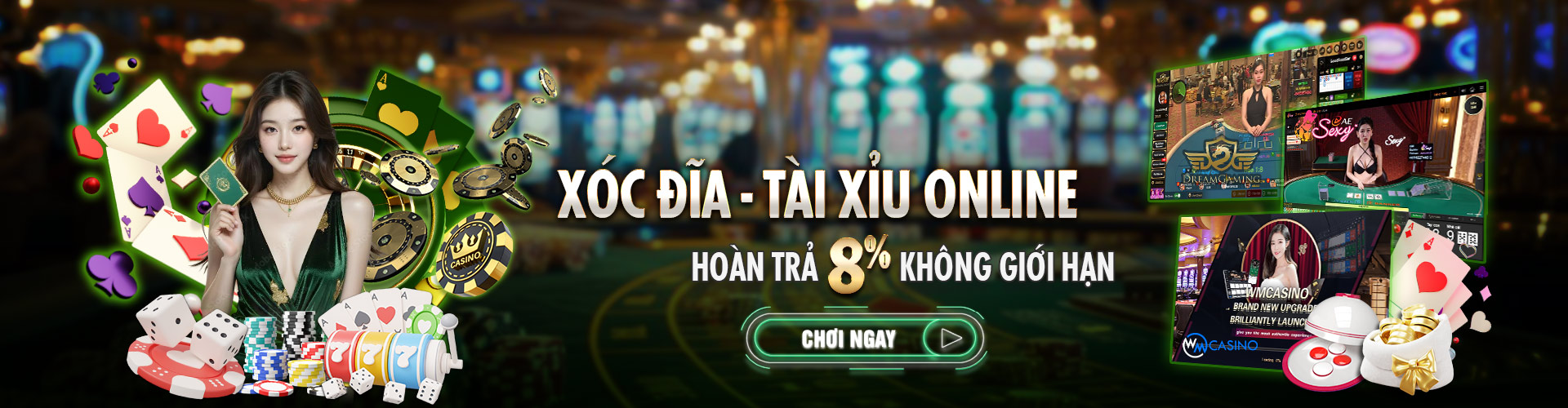Hình ảnh quảng cáo của vf88 hiển thị nền tảng và các lợi ích